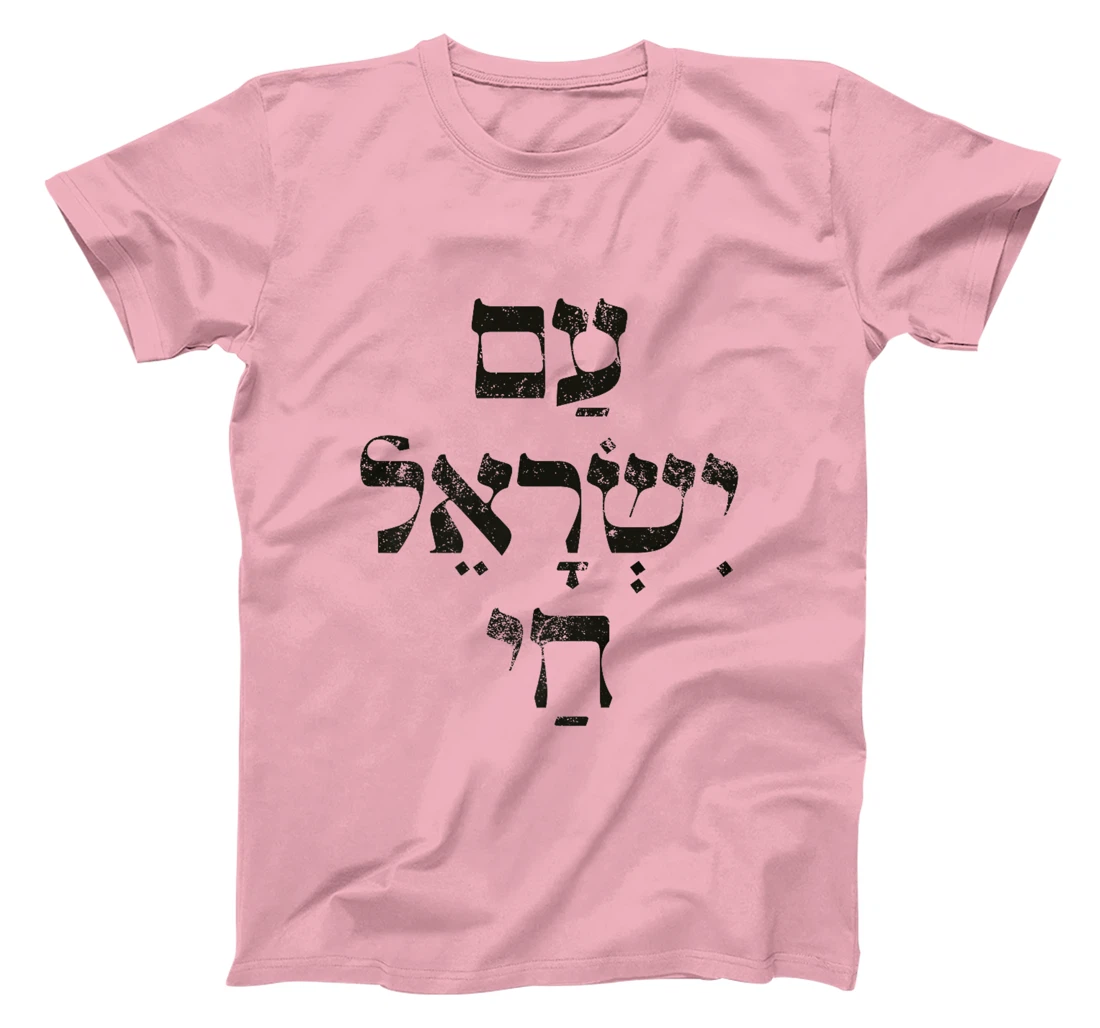 Am Yisrael Chai Support Jewish Pride Israeli Hebrew Premium T-Shirt