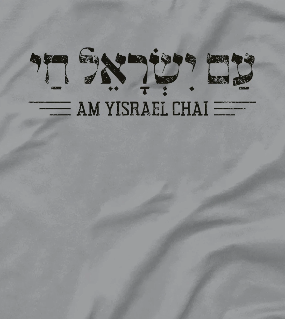 Am Yisrael Chai Support Jewish Pride Israeli Hebrew Premium T-Shirt
