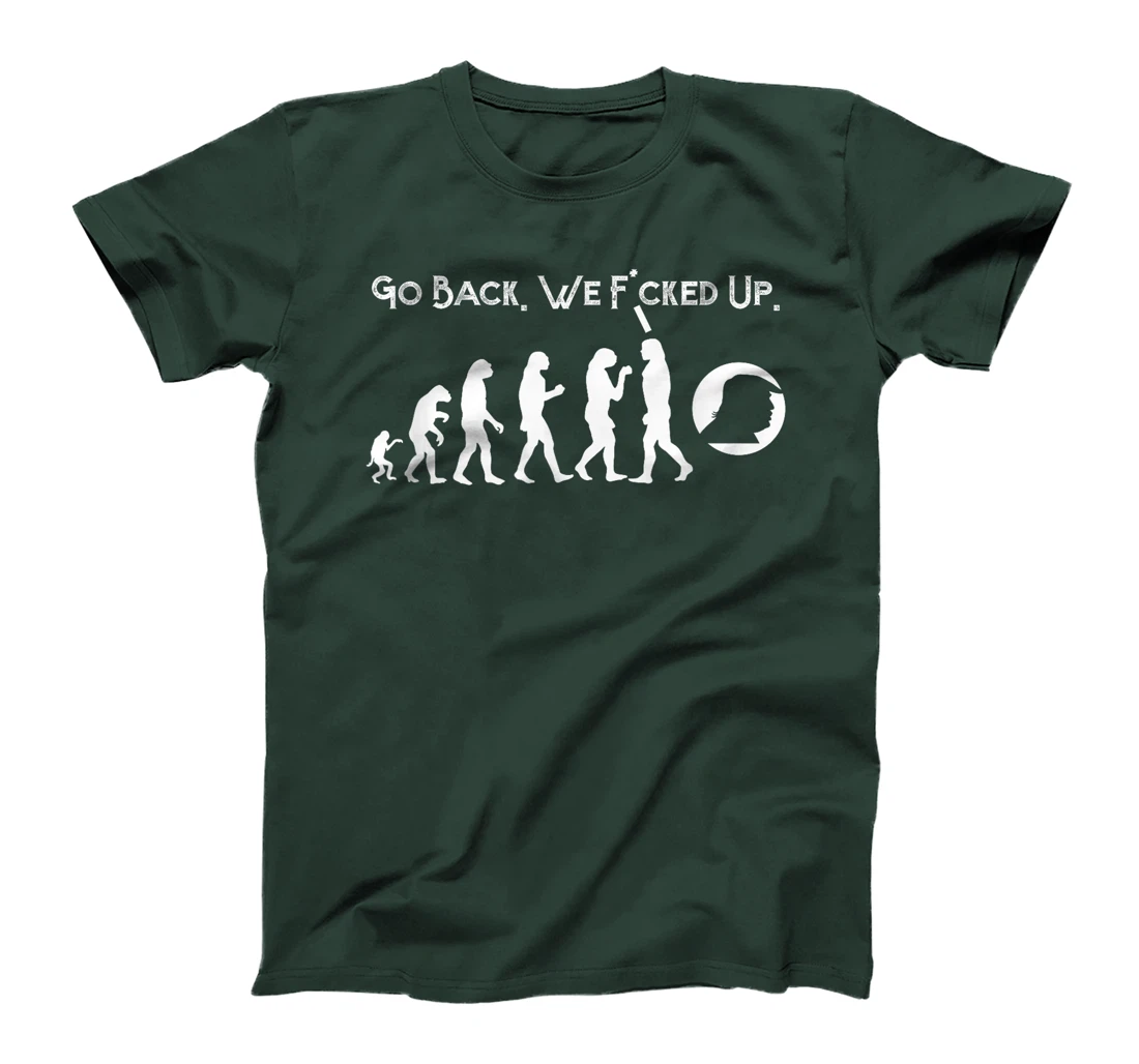 Funny Anti Trump T-Shirt - Go Back! Trump Evolution Tee