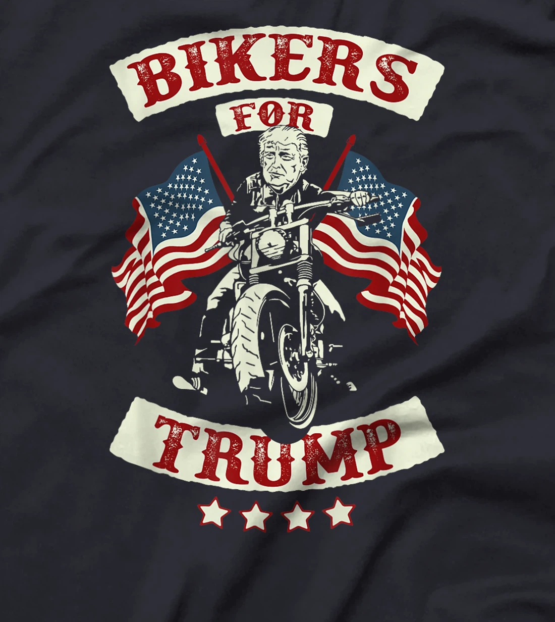 Bikers For Trump Motorcycle Trump 2024 T-Shirt