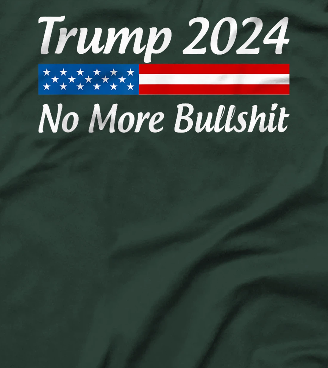 Womens Trump 2024 - No More Bullshit - T-Shirt