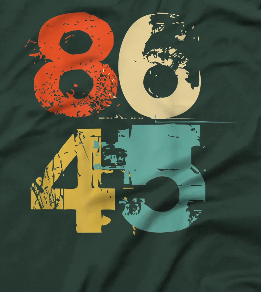 Lock Him Up Shirt 86 45 Retro 70s Vintage 8645 Indict Trump T-Shirt