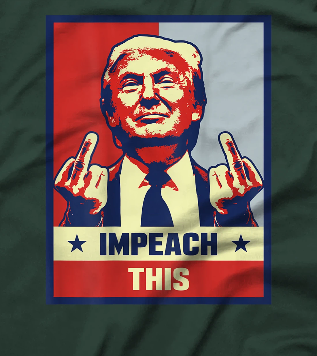 Pro President Donald Trump Supporter Gifts Impeach This T-Shirt