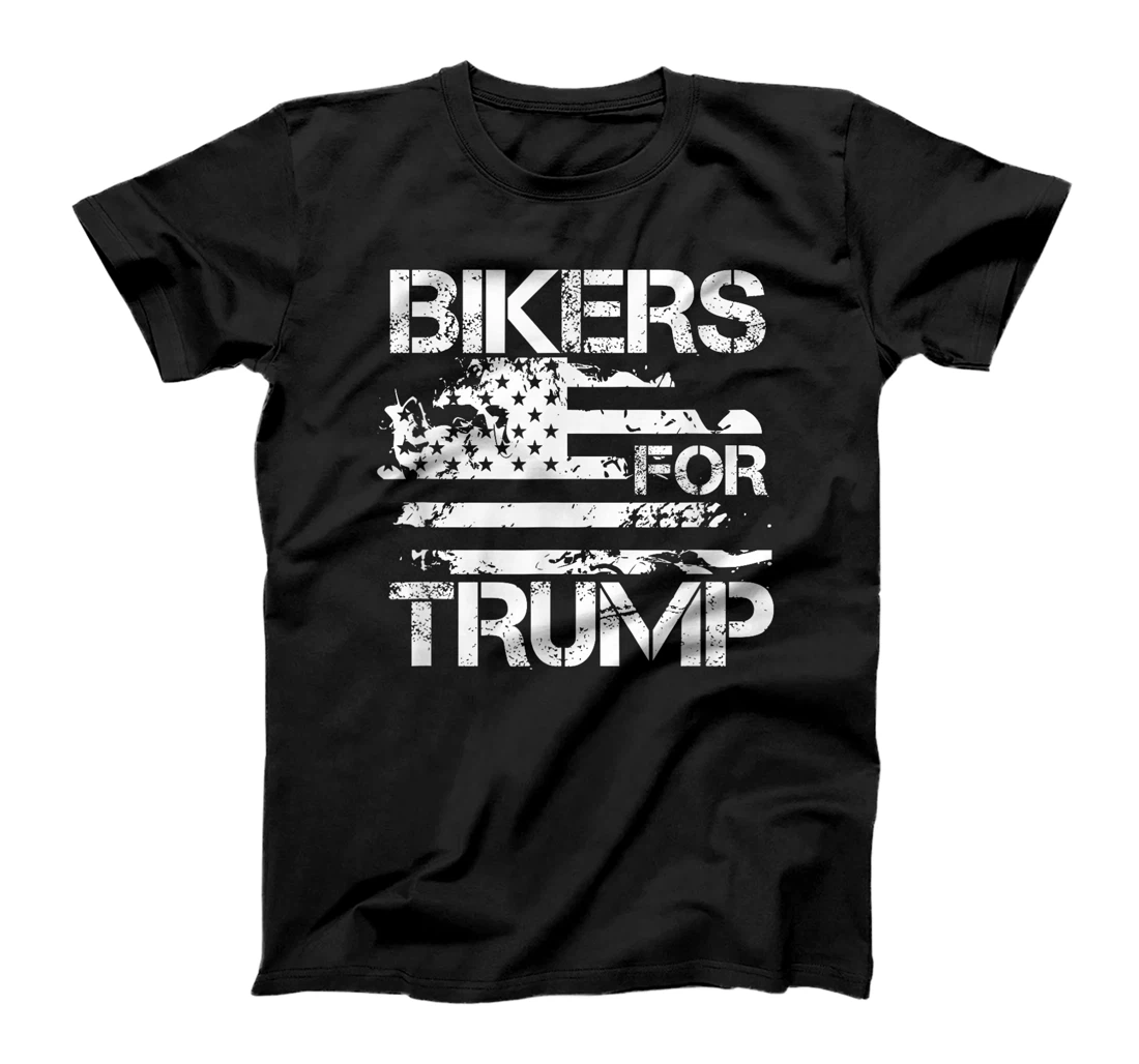Bikers for Trump 2024 Conservative funny Election 45 47 T-Shirt