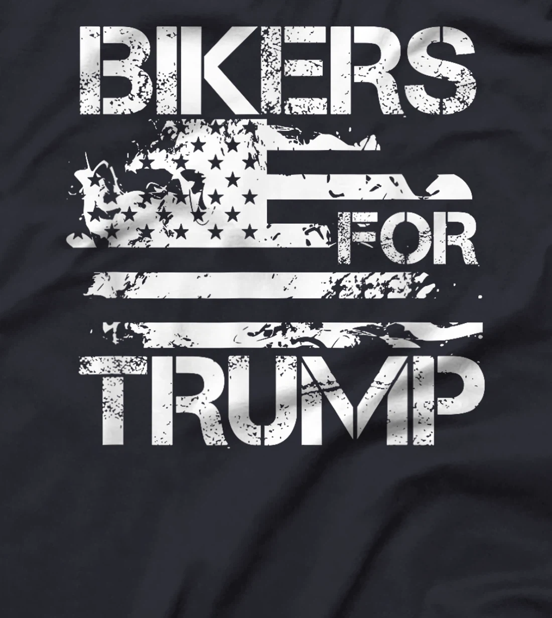 Bikers for Trump 2024 Conservative funny Election 45 47 T-Shirt