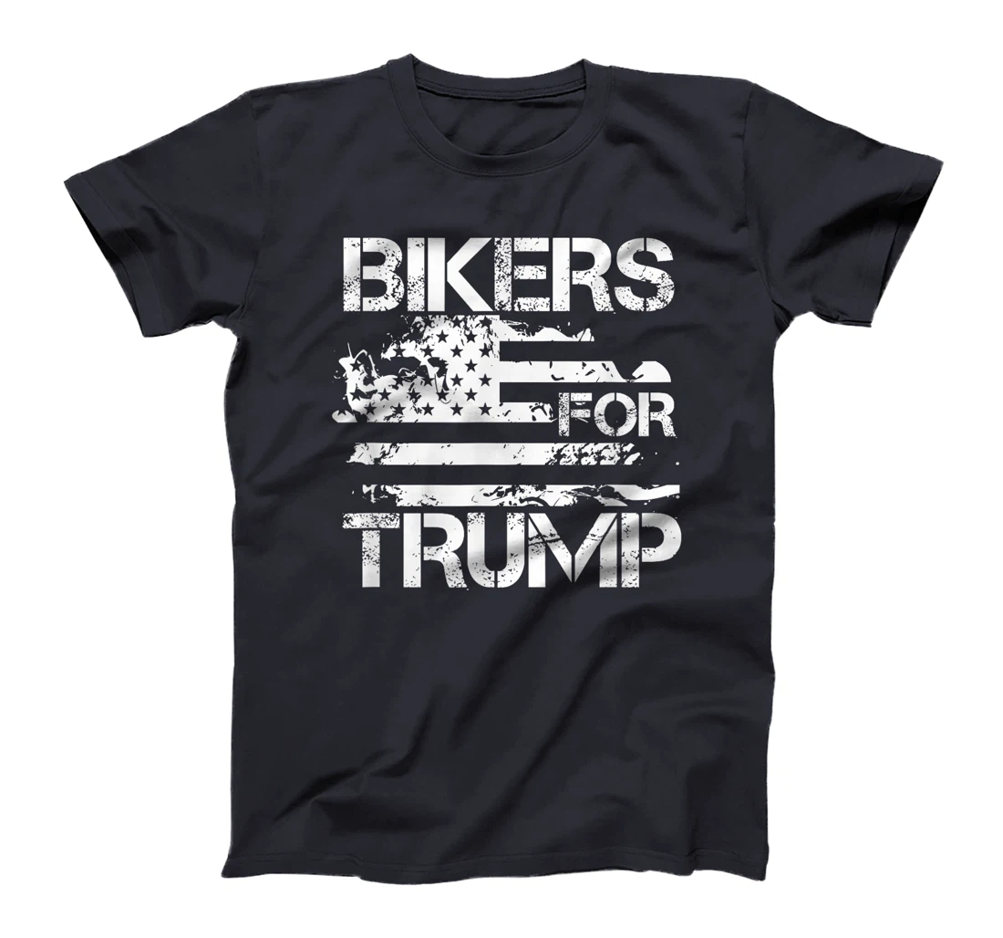 Bikers for Trump 2024 Conservative funny Election 45 47 T-Shirt