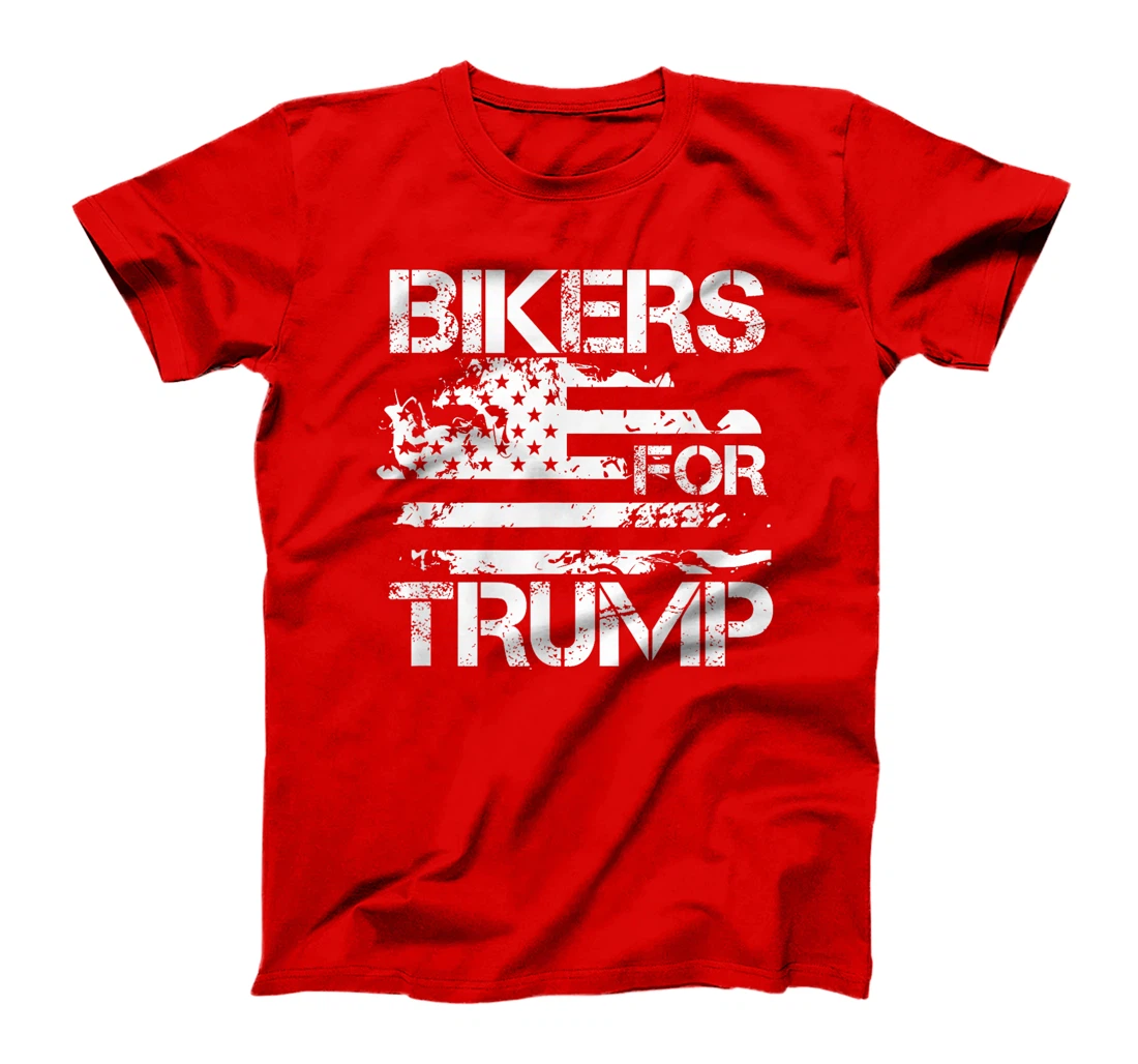 Bikers for Trump 2024 Conservative funny Election 45 47 T-Shirt