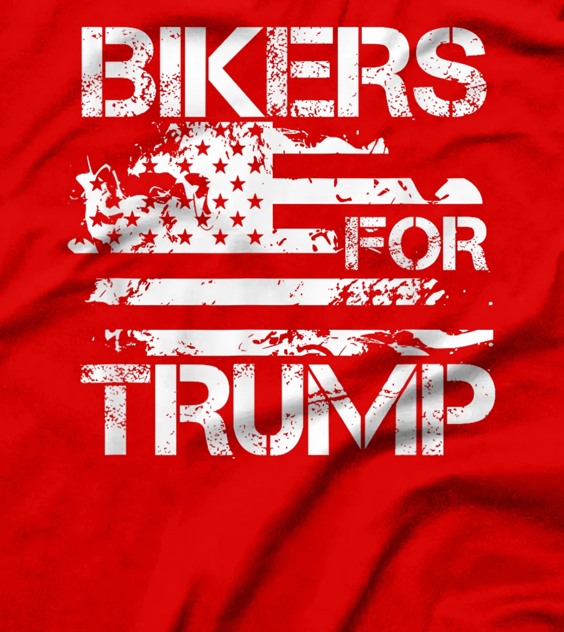 Bikers for Trump 2024 Conservative funny Election 45 47 T-Shirt