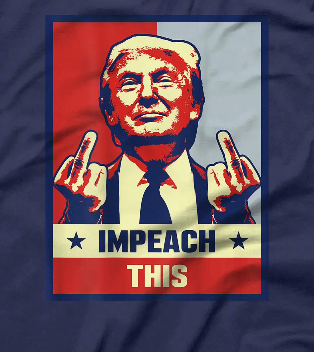 Pro President Donald Trump Supporter Gifts Impeach This T-Shirt