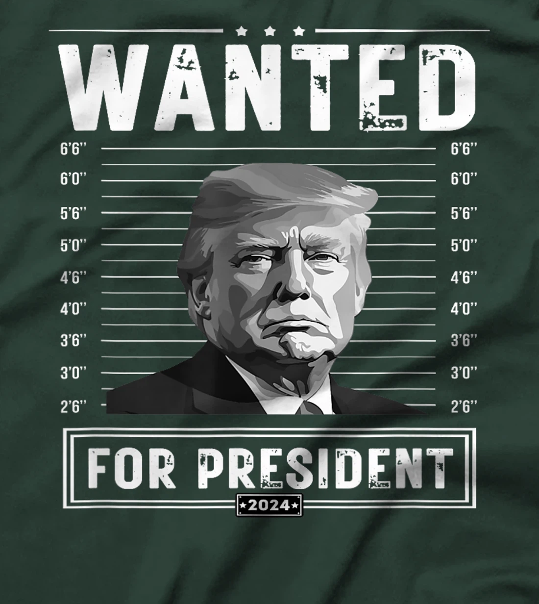 Wanted Donald Trump For President 2024 T-Shirt