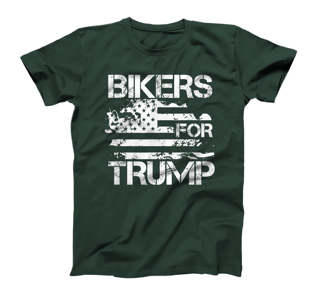 Bikers for Trump 2024 Conservative funny Election 45 47 T-Shirt