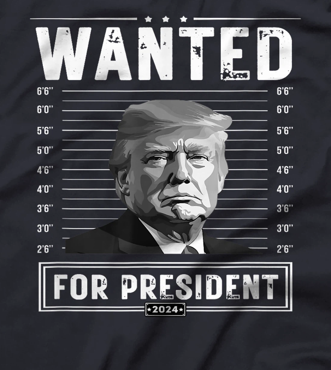 Wanted Donald Trump For President 2024 T-Shirt