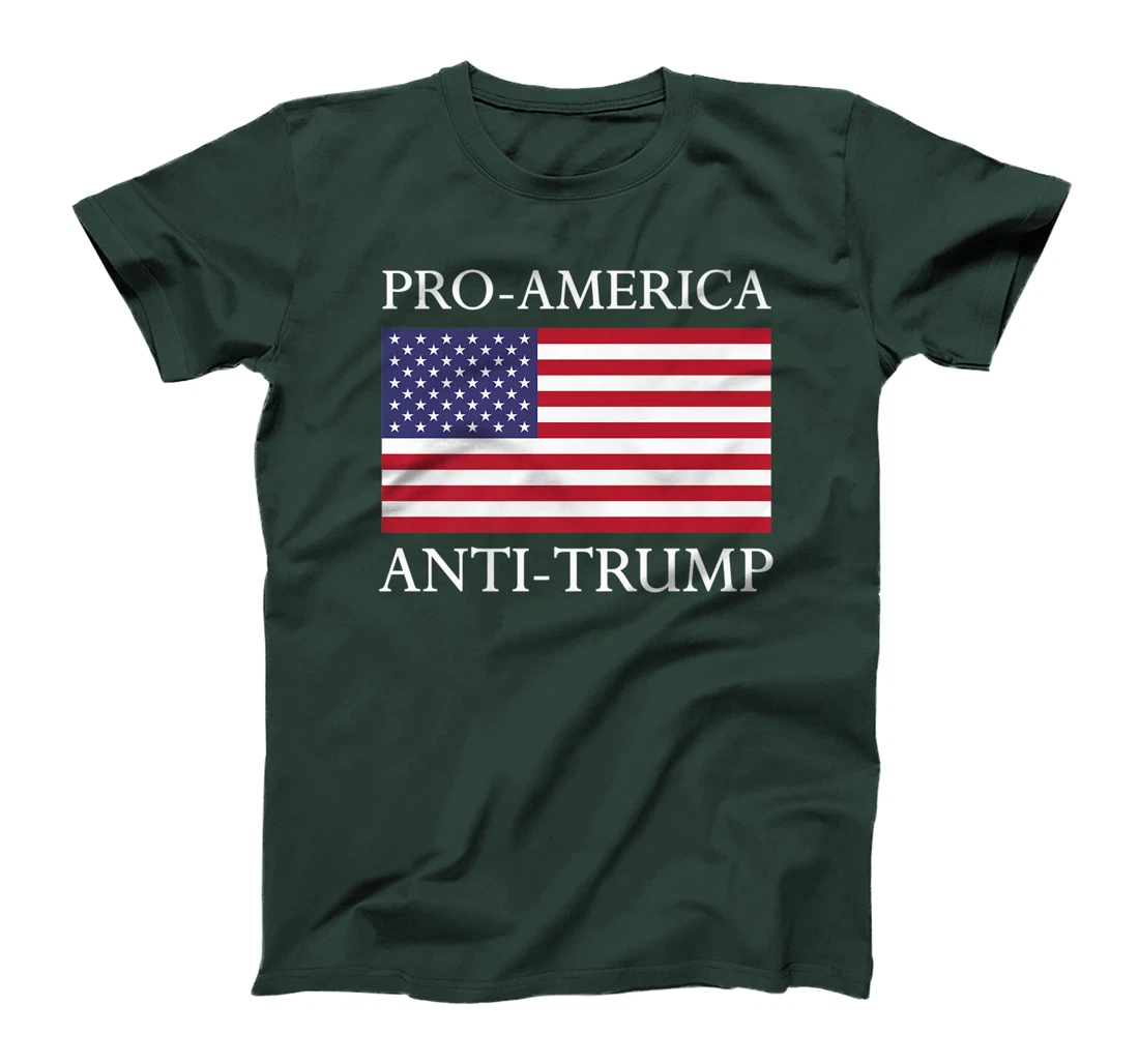 Pro-America Anti-Trump Shirt - American USA Flag Resist Premium T-Shirt