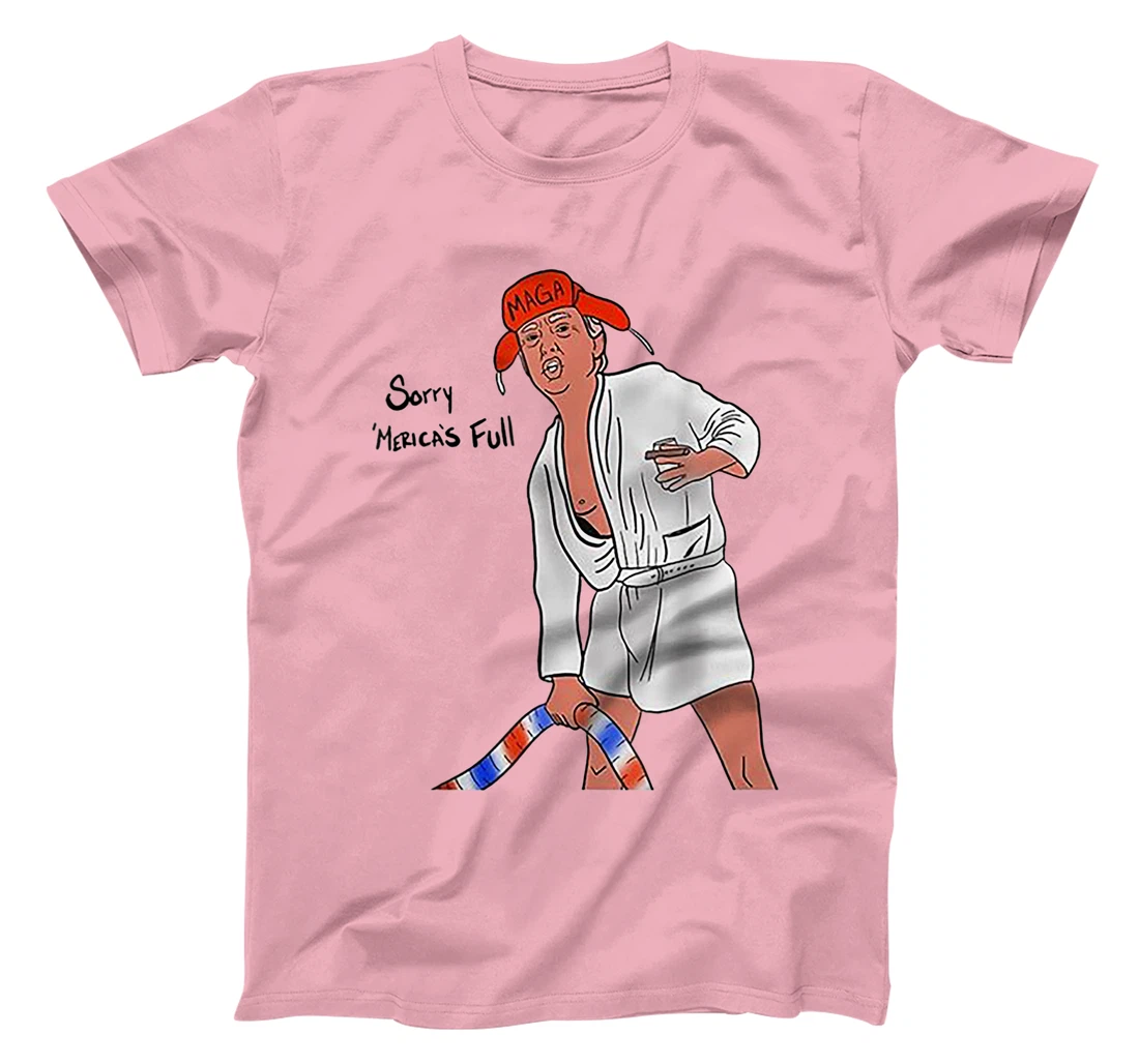 Sorry Merica's Full Funny Anti Trump Christmas Xmas Gift T-Shirt