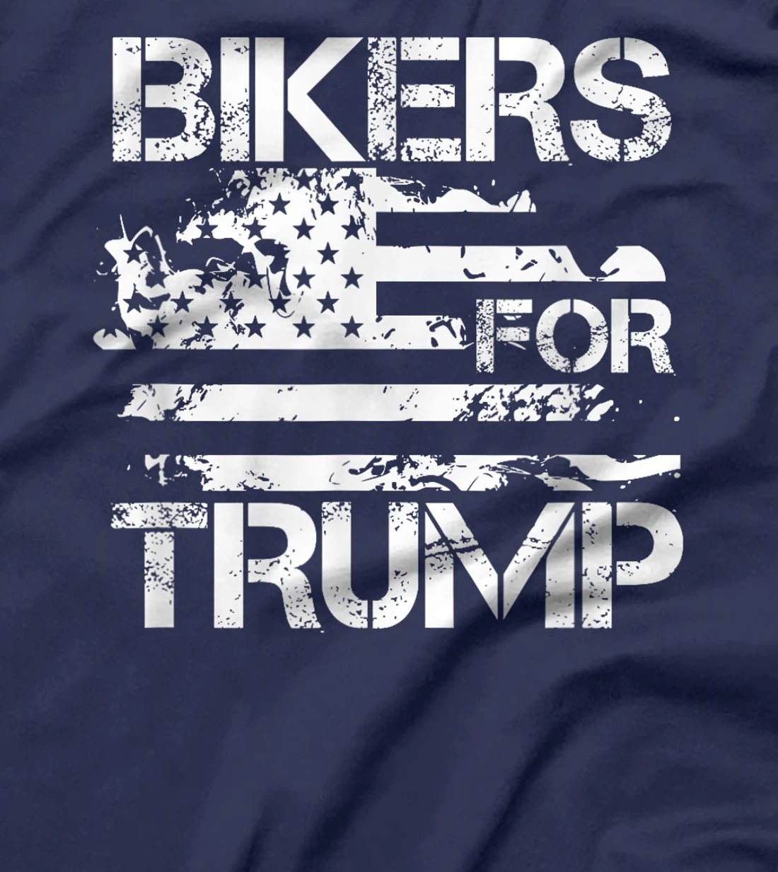 Bikers for Trump 2024 Conservative funny Election 45 47 T-Shirt
