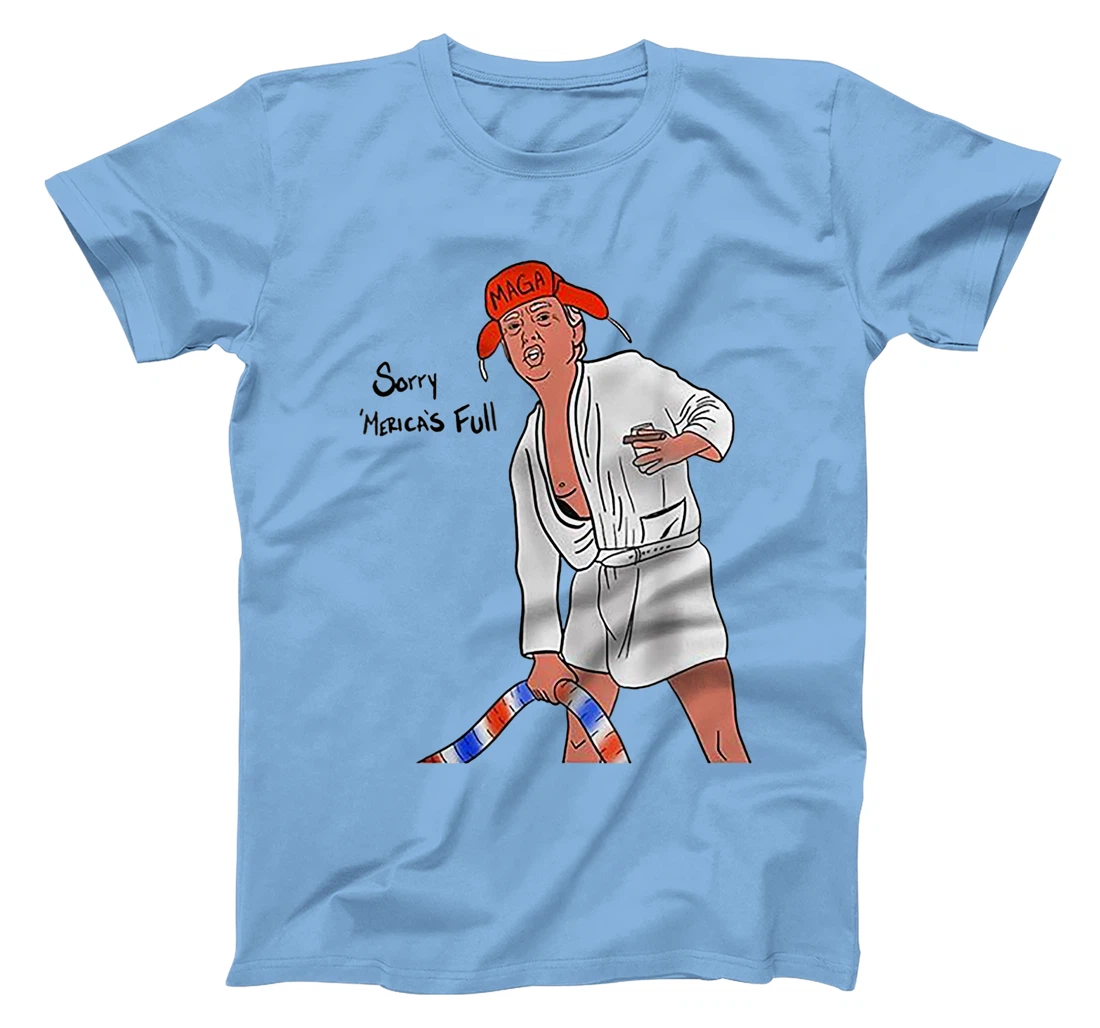 Sorry Merica's Full Funny Anti Trump Christmas Xmas Gift T-Shirt