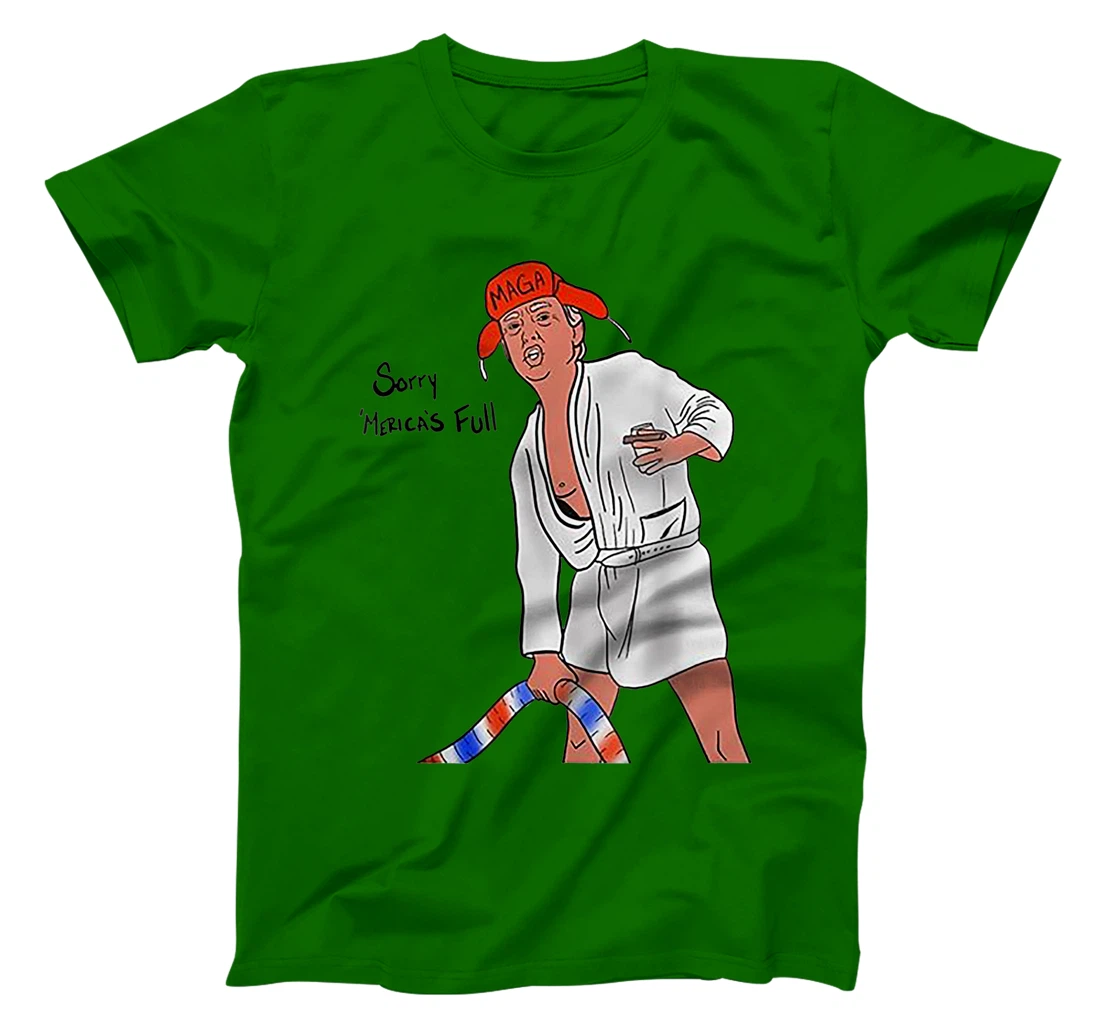 Sorry Merica's Full Funny Anti Trump Christmas Xmas Gift T-Shirt
