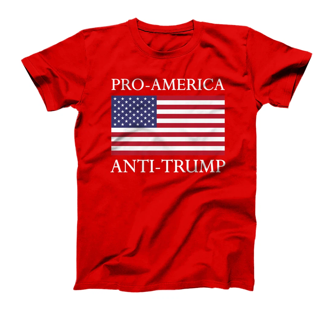 Pro-America Anti-Trump Shirt - American USA Flag Resist Premium T-Shirt