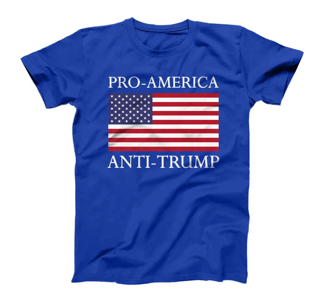 Pro-America Anti-Trump Shirt - American USA Flag Resist Premium T-Shirt