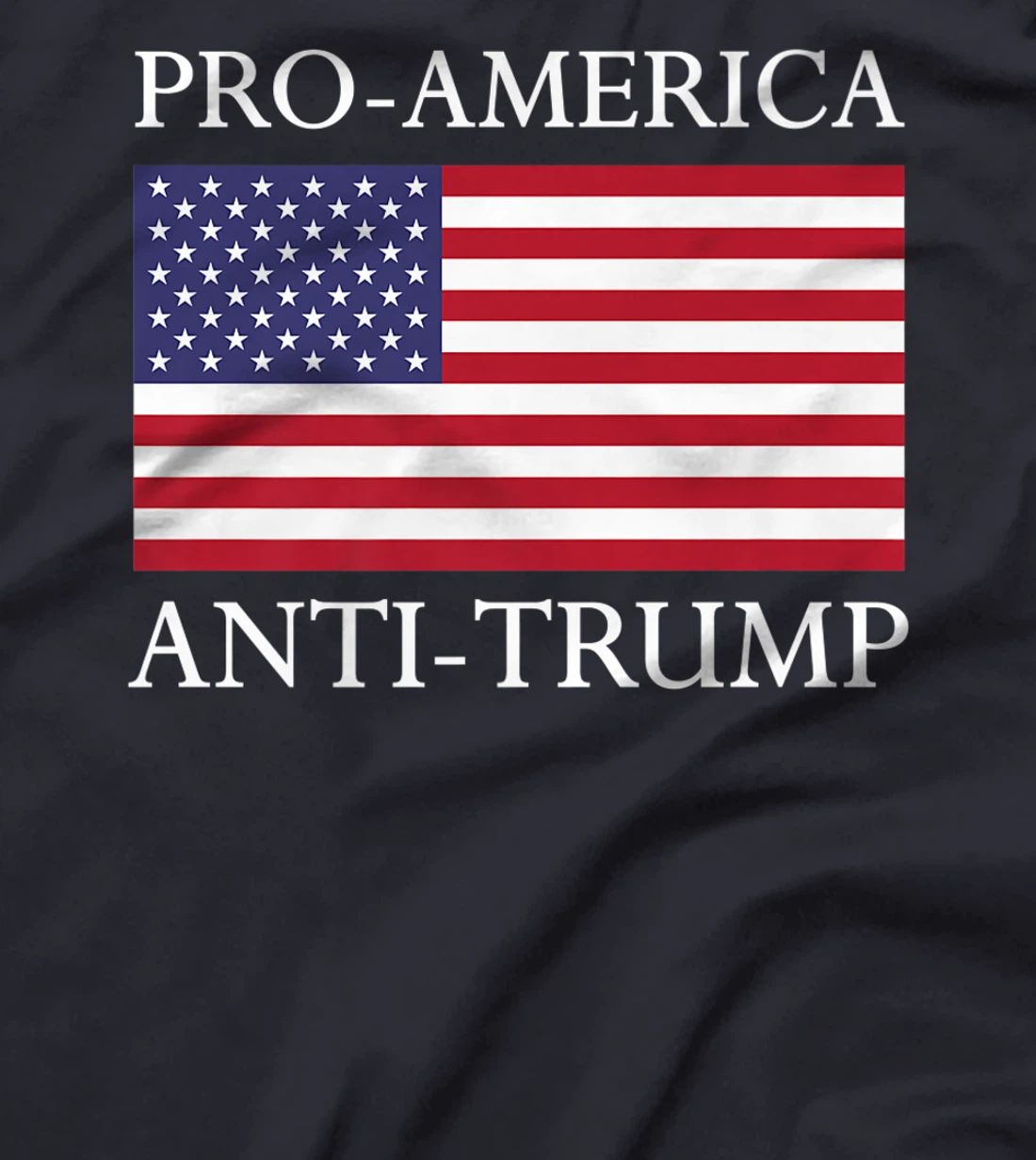 Pro-America Anti-Trump Shirt - American USA Flag Resist Premium T-Shirt