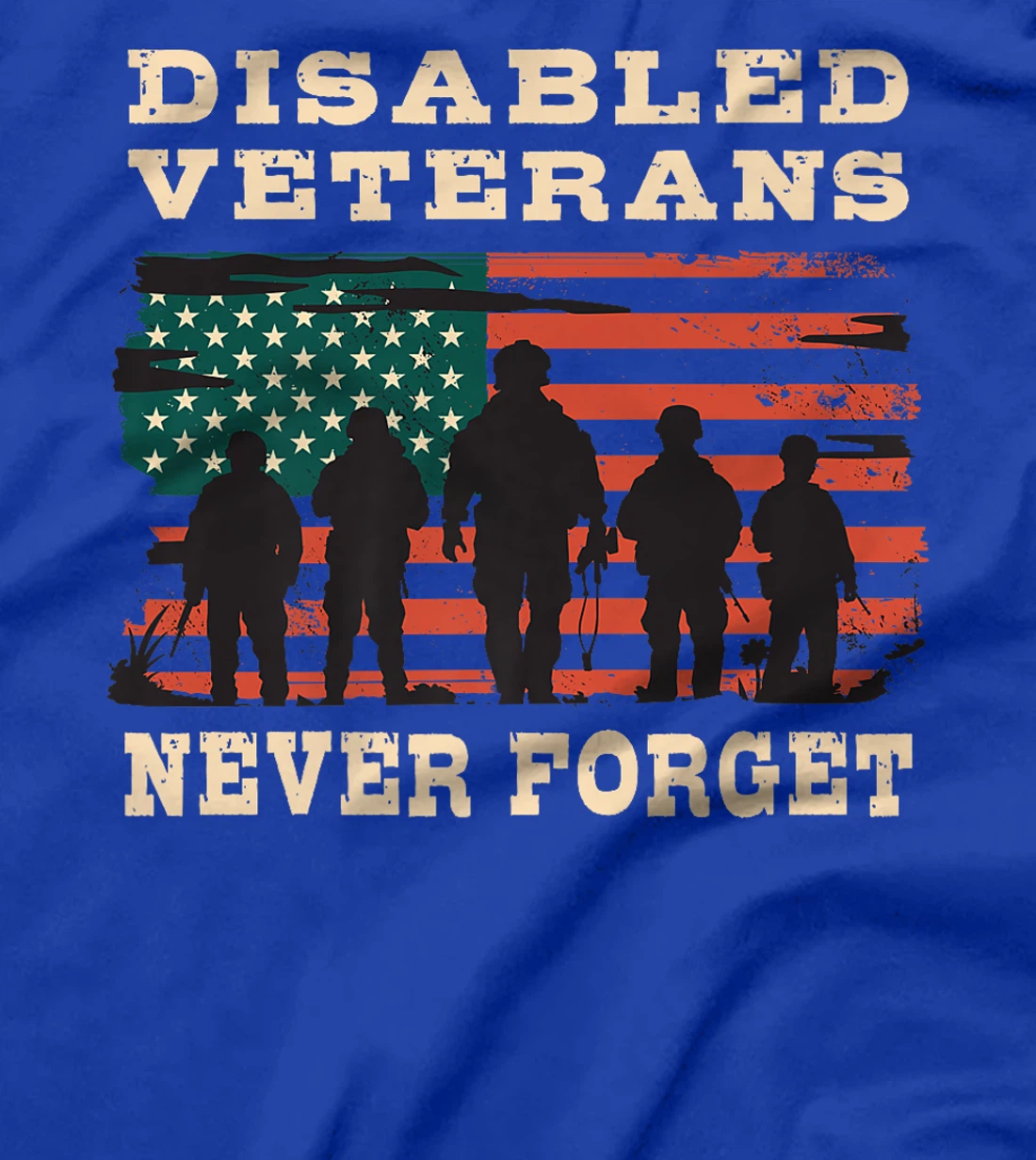 Disabled Veterans Never forget and Gratitude Proud Veteran Premium T-Shirt