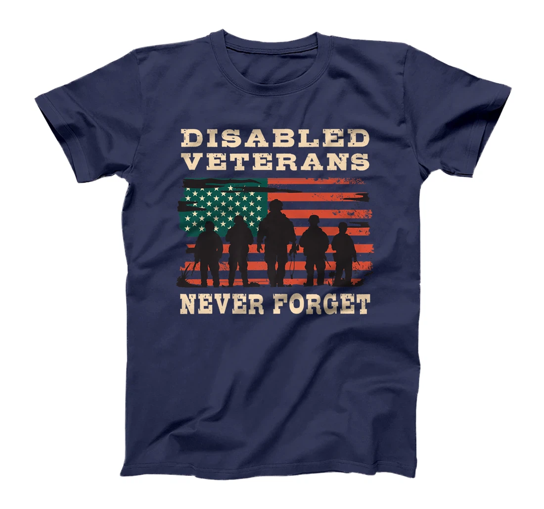Disabled Veterans Never forget and Gratitude Proud Veteran Premium T-Shirt