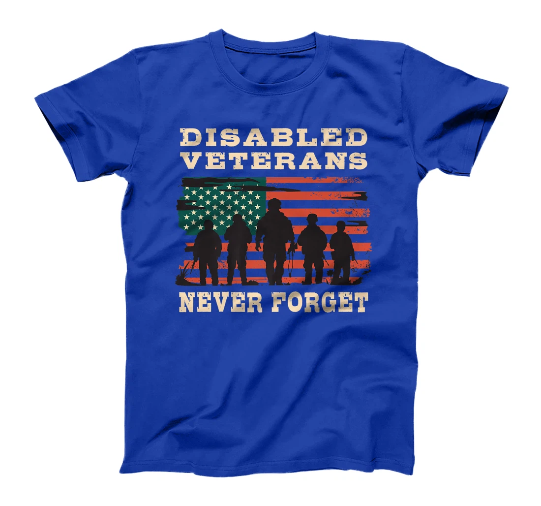 Disabled Veterans Never forget and Gratitude Proud Veteran Premium T-Shirt