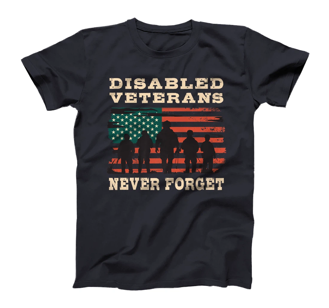 Disabled Veterans Never forget and Gratitude Proud Veteran Premium T-Shirt