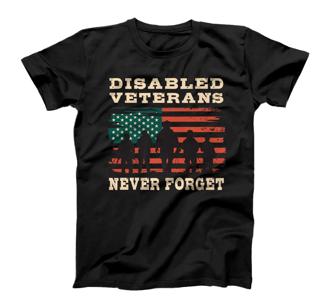 Disabled Veterans Never forget and Gratitude Proud Veteran Premium T-Shirt