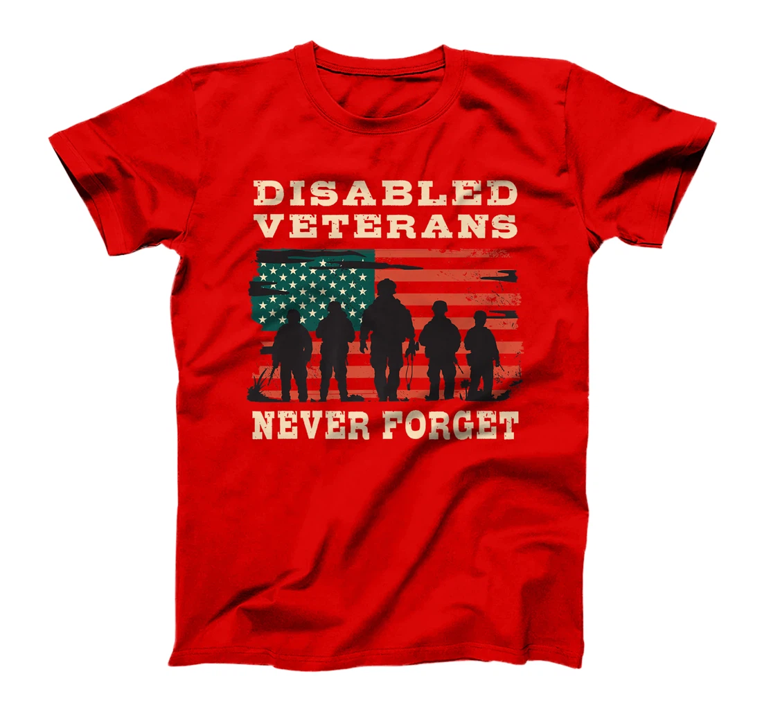 Disabled Veterans Never forget and Gratitude Proud Veteran Premium T-Shirt
