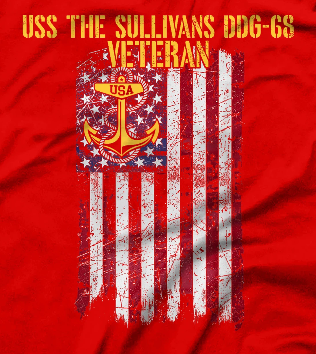 USS The Sullivans DDG-68 Destroyer Veteran T-Shirt