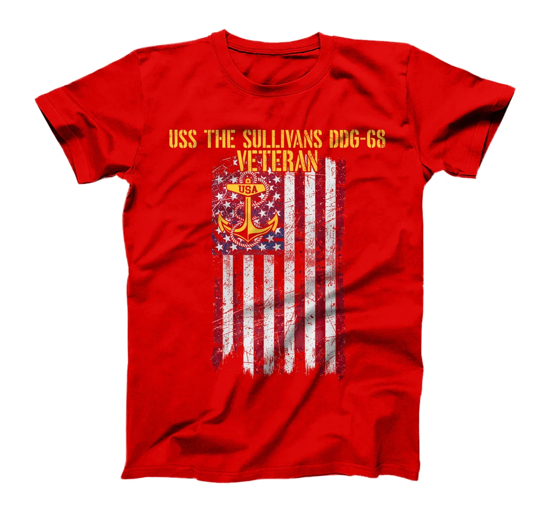 USS The Sullivans DDG-68 Destroyer Veteran T-Shirt