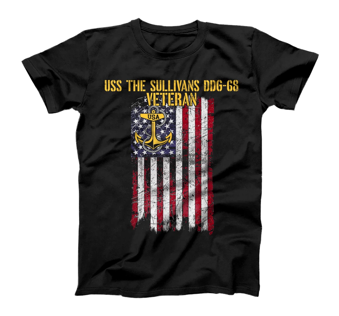 USS The Sullivans DDG-68 Destroyer Veteran T-Shirt