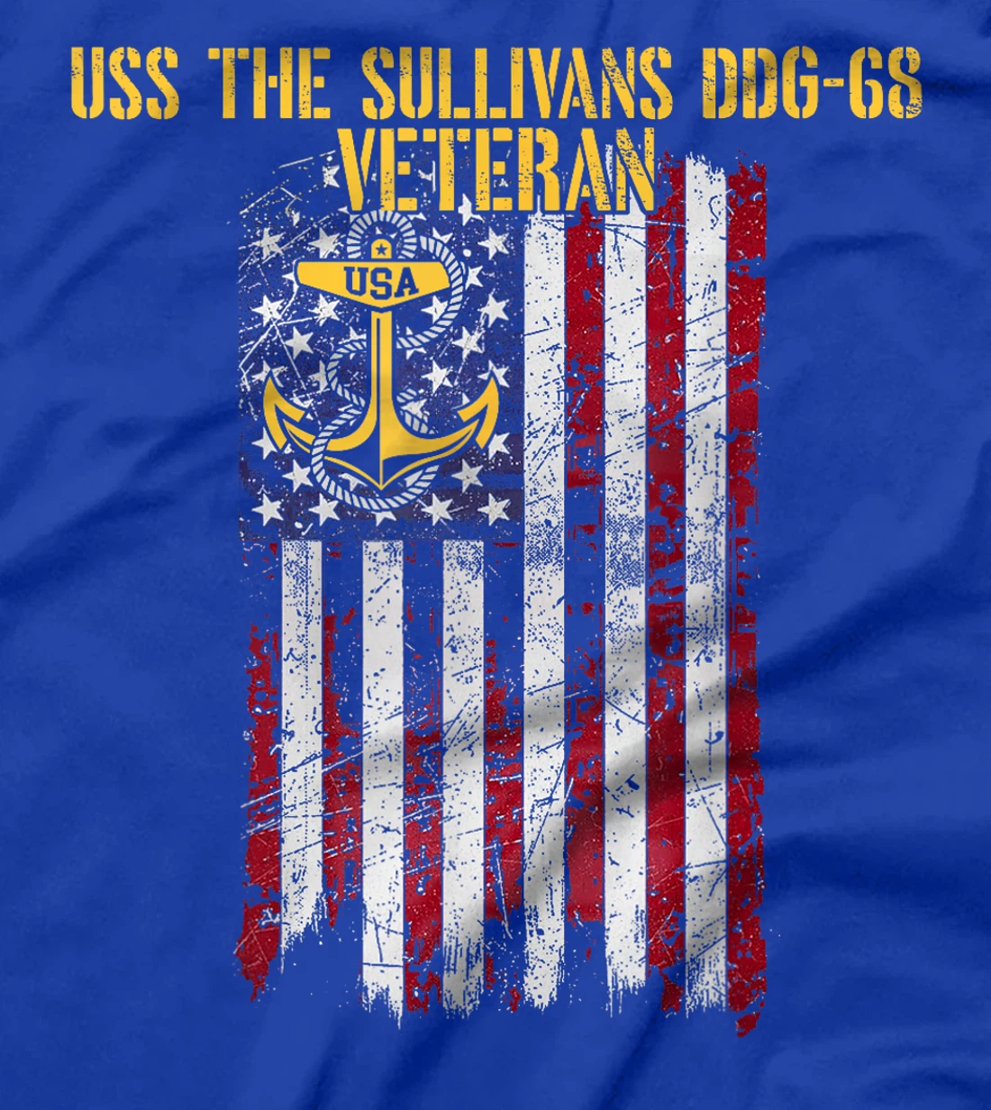 USS The Sullivans DDG-68 Destroyer Veteran T-Shirt