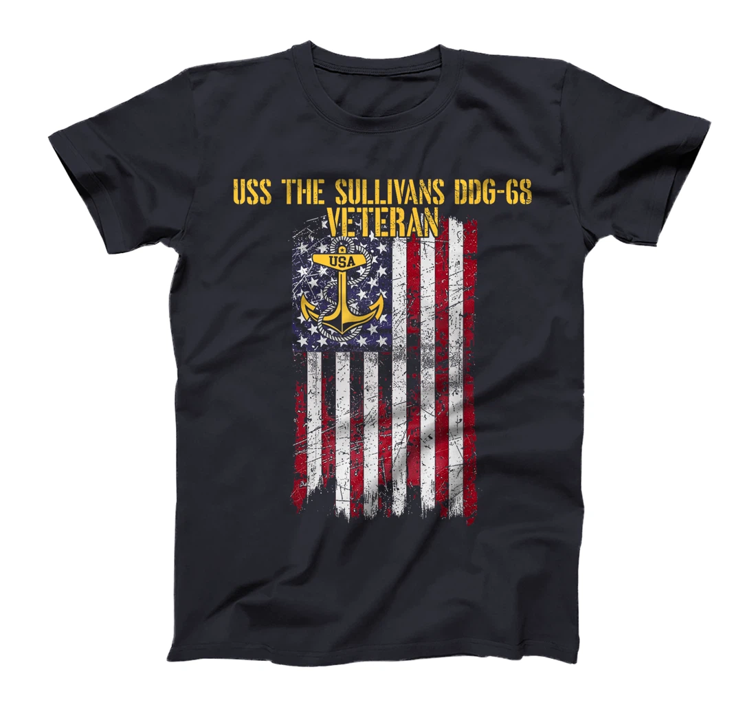 USS The Sullivans DDG-68 Destroyer Veteran T-Shirt