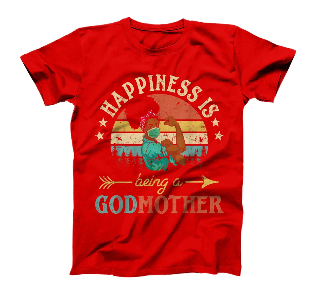 Happiness Is Being A Godmother Ever Shirt For Women Vintage T-Shirt