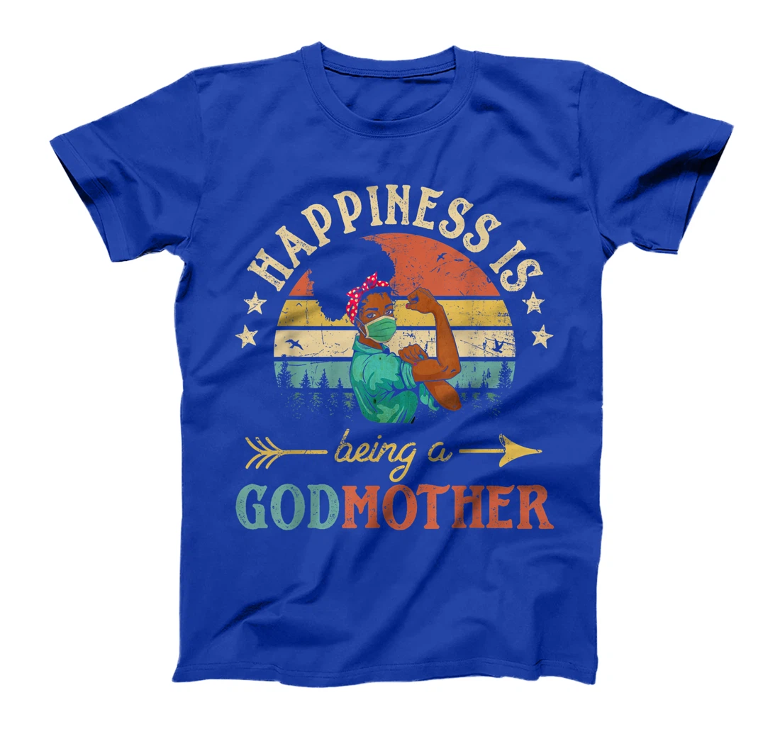 Happiness Is Being A Godmother Ever Shirt For Women Vintage T-Shirt