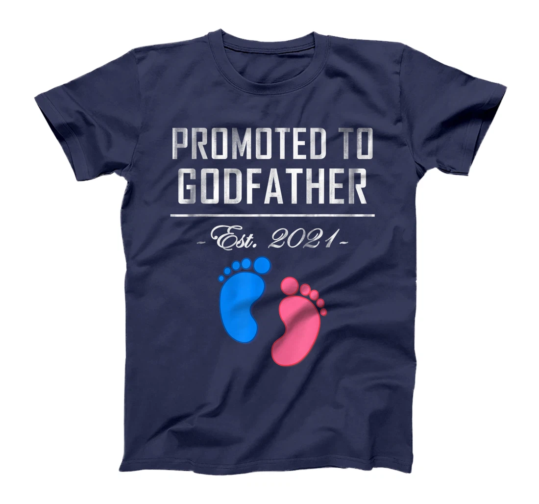 Promoted to Goddad Pregnancy Announcement Fathers Day 2021 T-Shirt