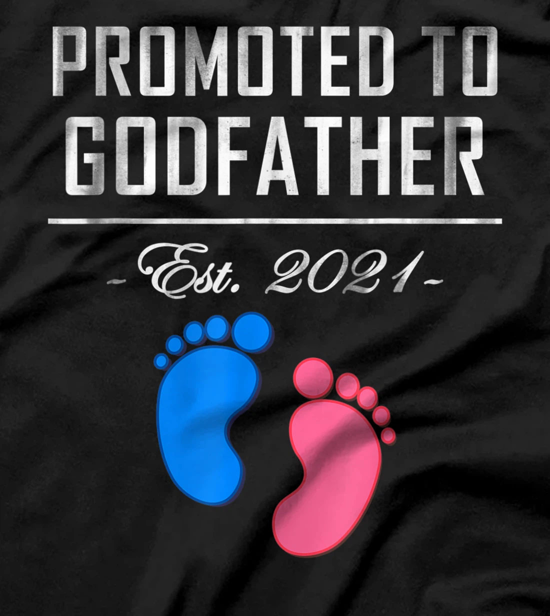 Promoted to Goddad Pregnancy Announcement Fathers Day 2021 T-Shirt