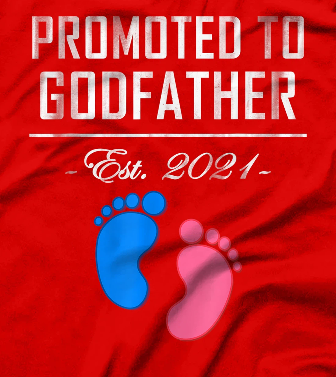 Promoted to Goddad Pregnancy Announcement Fathers Day 2021 T-Shirt