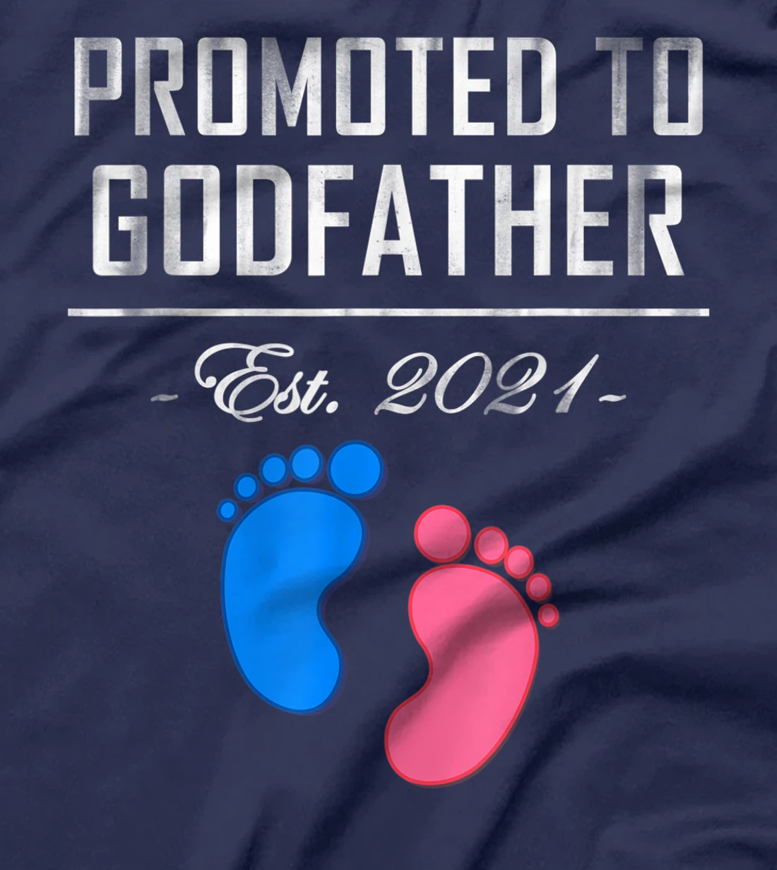 Promoted to Goddad Pregnancy Announcement Fathers Day 2021 T-Shirt