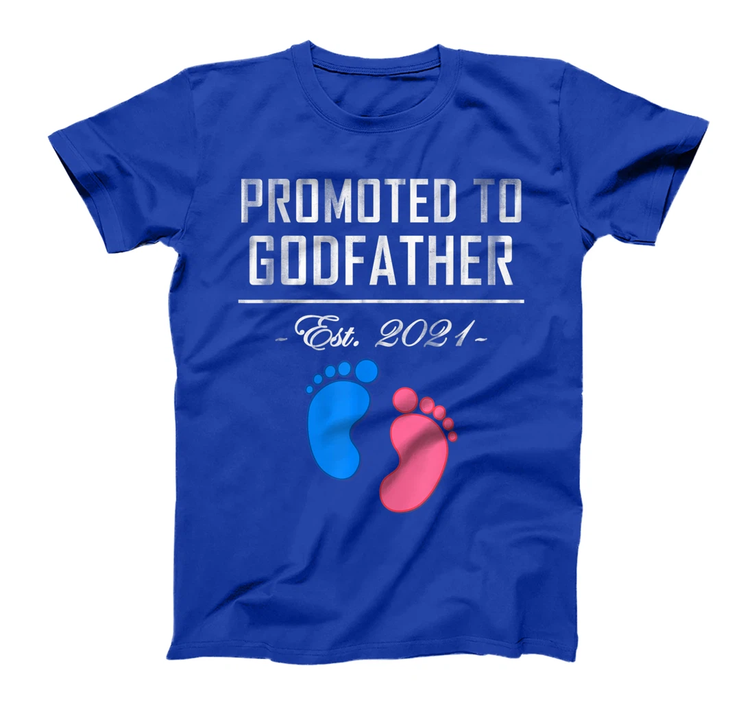Promoted to Goddad Pregnancy Announcement Fathers Day 2021 T-Shirt