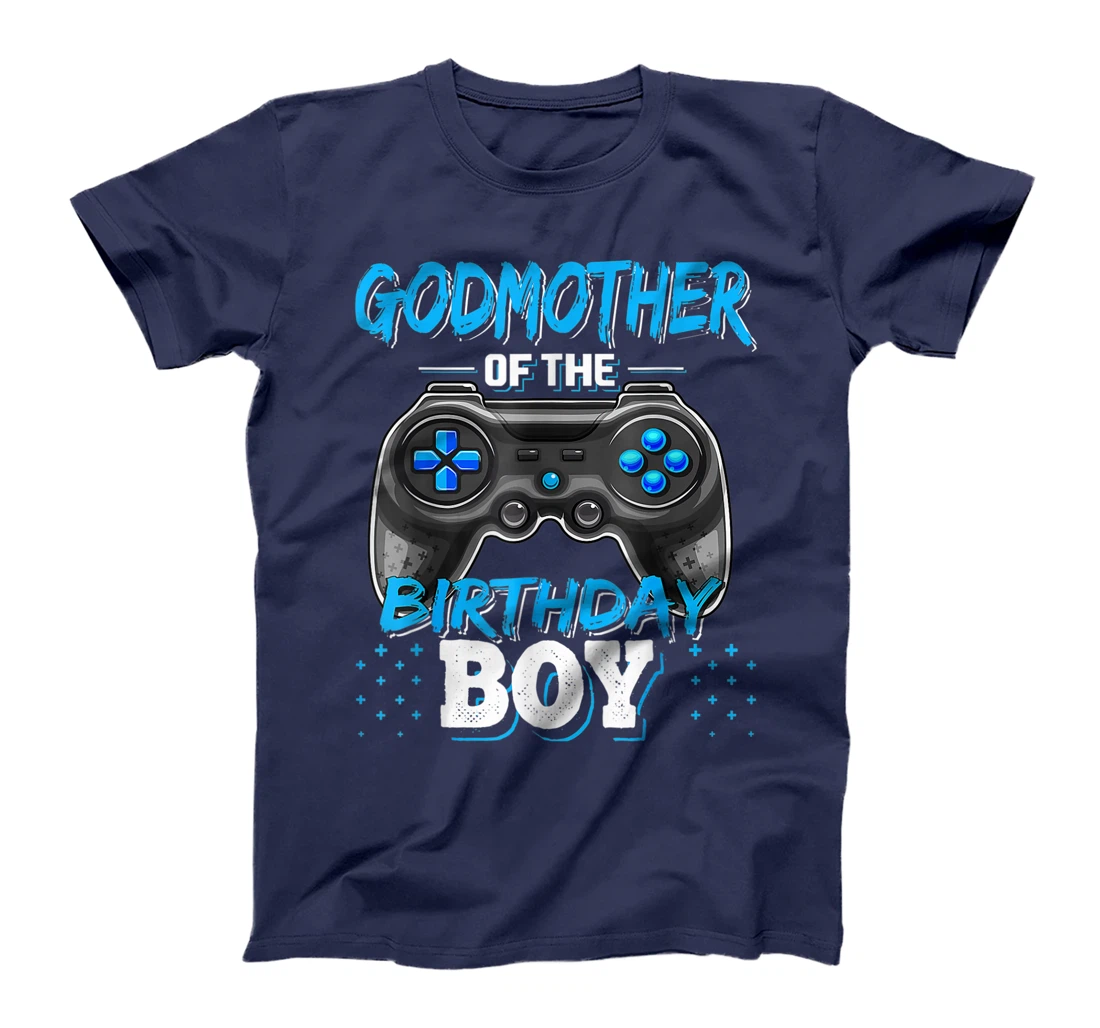 Godmother Of The Birthday Boy Matching Video Game Birthday T-Shirt