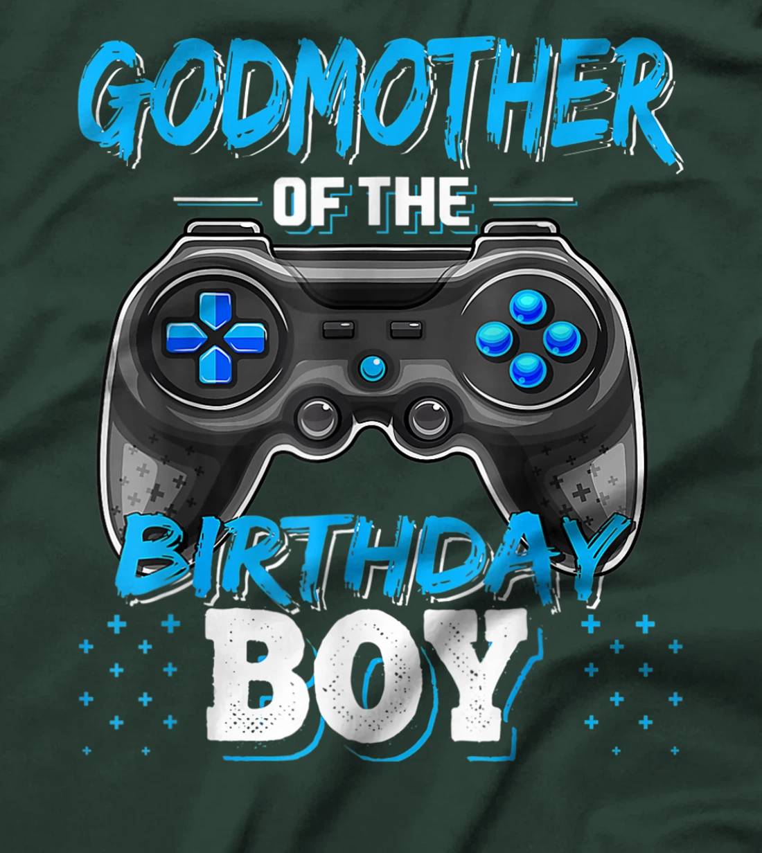 Godmother Of The Birthday Boy Matching Video Game Birthday T-Shirt