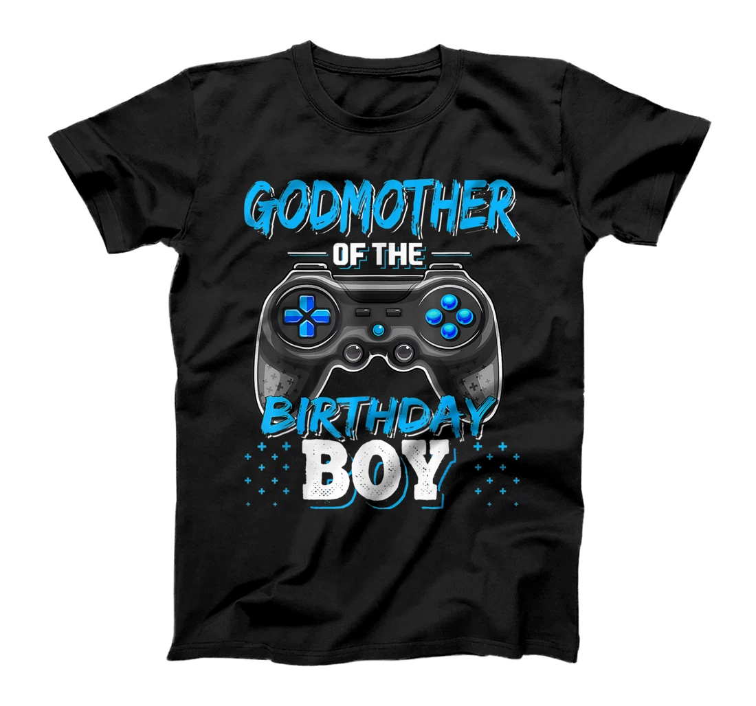 Godmother Of The Birthday Boy Matching Video Game Birthday T-Shirt