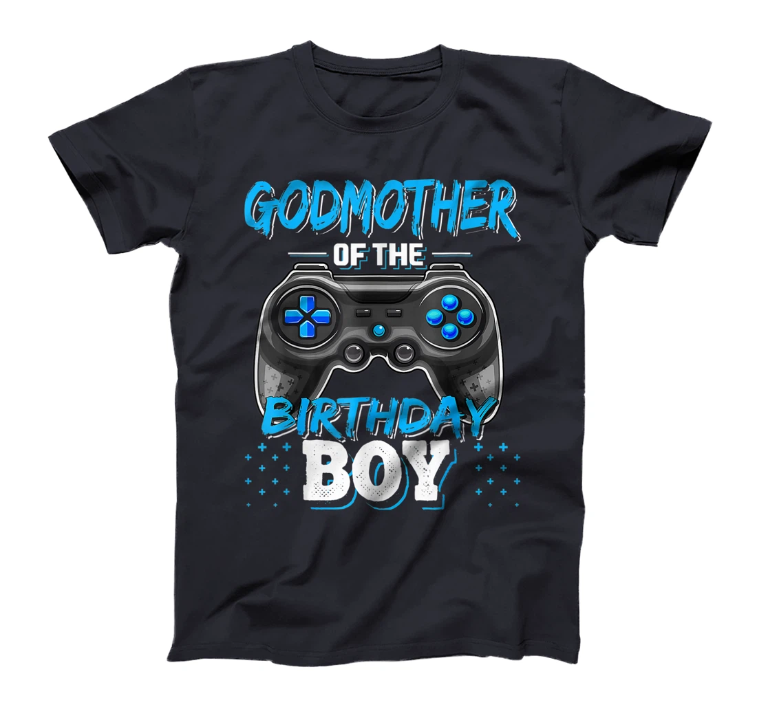 Godmother Of The Birthday Boy Matching Video Game Birthday T-Shirt