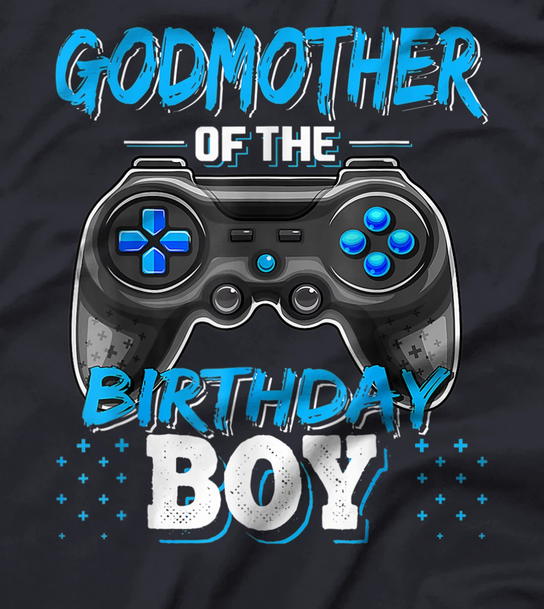 Godmother Of The Birthday Boy Matching Video Game Birthday T-Shirt