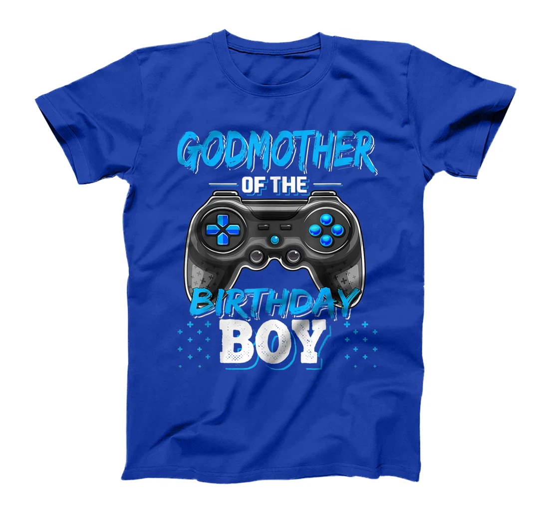 Godmother Of The Birthday Boy Matching Video Game Birthday T-Shirt
