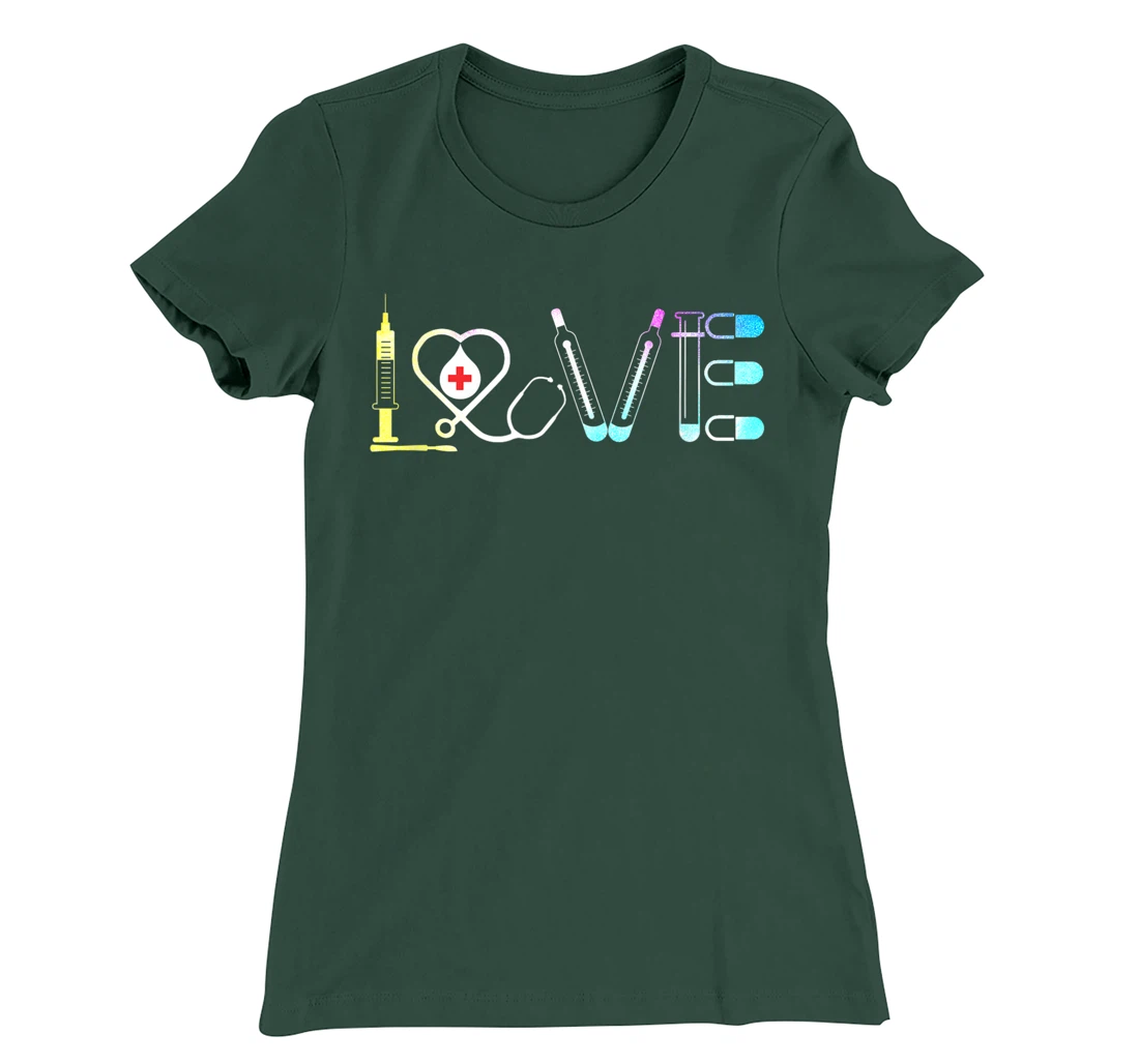 Love Nurse Life Superhero Nurse Women Mens T-Shirt, Women T-Shirt
