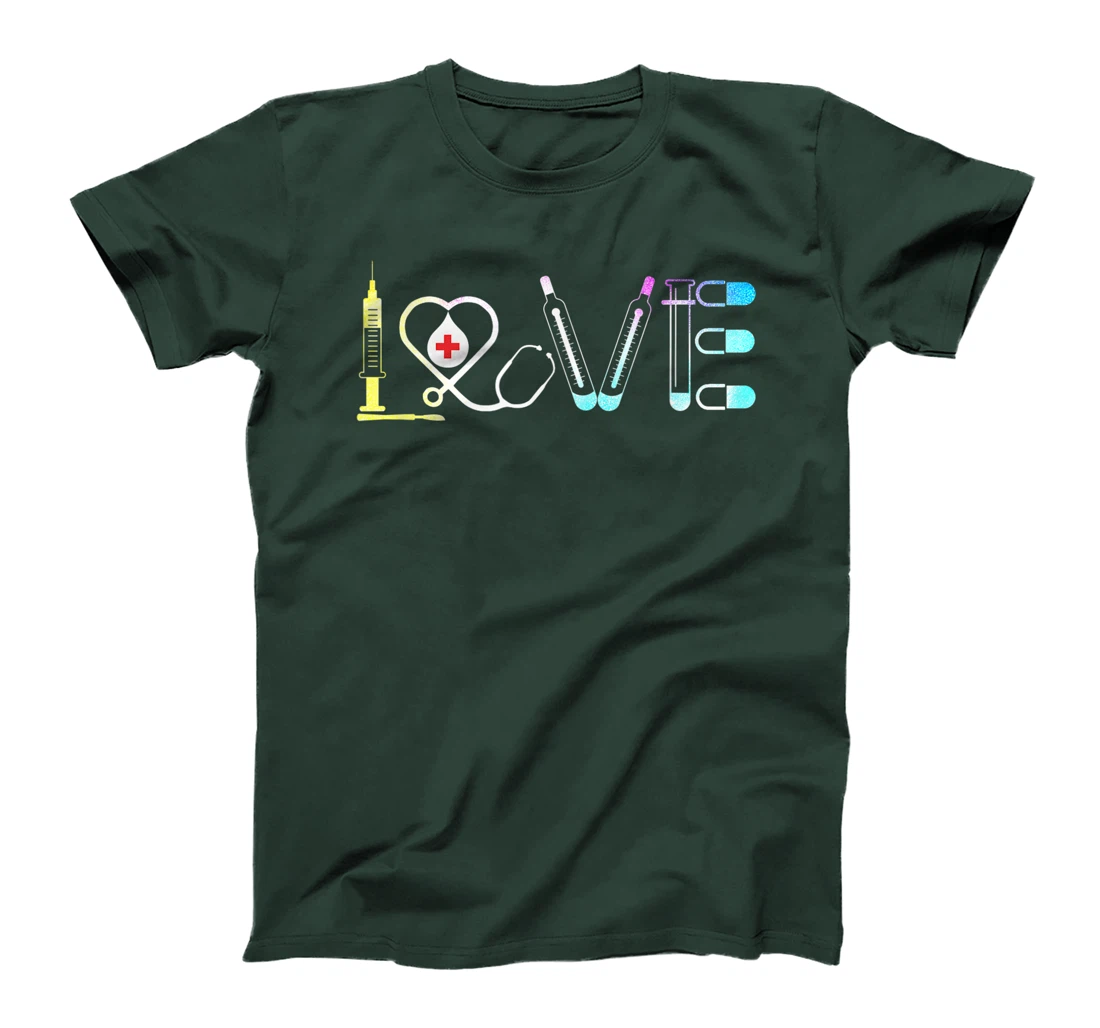 Love Nurse Life Superhero Nurse Women Mens T-Shirt, Women T-Shirt